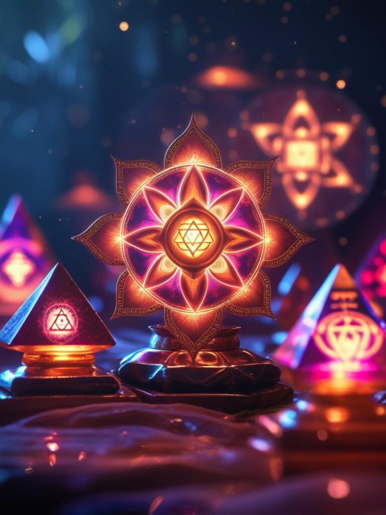 crystals and yantras