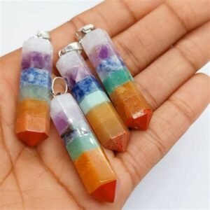 Chakra Healing Stone Pendant