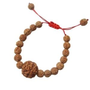 Rudraksha Bead Bracelet (Adjustable)